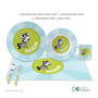 Cute Baby Zebra Kids Plate