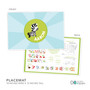 Cute Baby Zebra Kids Plate