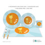 Cute Baby Giraffe Kids Plate