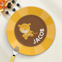 Cute Baby Cheetah Kids Plate