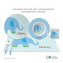 Blue Baby Elephant Kids Plate