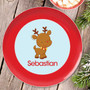 Sweet Baby Blue Deer Kids Plate