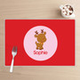 Sweet Baby Pink Deer Kids Plate