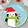 Hello from Mr. Penguin Kids Plate
