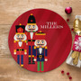 The Traditional Nutcracker Personalized Christmas plates