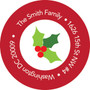 My Backyard Snowman Christmas Address Labels