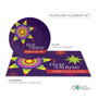 A Colorful Pinata Personalized Christmas plates