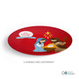 The Nativity Tradition Personalized Christmas plate