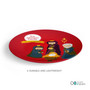 The Three Kings Tradition Personalized Christmas plate