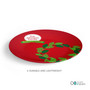 A Modern Wreath Christmas Plate