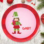 Cute Elf Girl Kids Plate