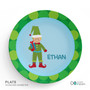 Cute Elf Boy Kids Plate