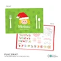 Santa's Hat Girl Kids Plate