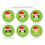Santa's Hat Girl Kids Plate