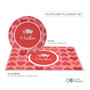 Lovely Hearts Kids Plates