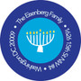Hanukkah Mosaic Address Label