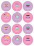Sweet Tea Time Waterproof Labels for Kids (Set of 48)
