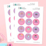 Sweet Tea Time Waterproof Labels for Kids