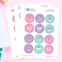 Princess Fairy Tale Waterproof Labels for Kids