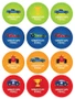 Race Cars Waterproof Labels for Kids (Set of 48)