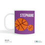 Basketball Fan Girl Circles Kids Bowl