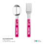 Double Initial Pink Kids Bowl