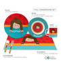 Just Like Me Girl Red Kids Bowl