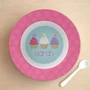 Three Sweet Cupcakes Girl Kids Bowl
