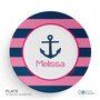 Let's Sail Pink Kids Bowl