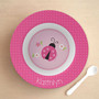 Sweet Pink Lady Bug Kids Bowl