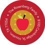 Honey and apples label