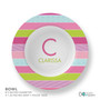 Pastel Stripes Kids Bowl