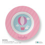 Pink Hot Air Balloon Kids Bowl