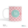 Pretty Pink Quatrefoil Kids Bowl