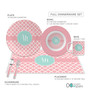 Pretty Pink Quatrefoil Kids Bowl