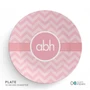 Initials on Chevron Kids Bowl