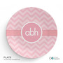 Initials on Chevron Kids Bowl