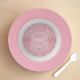Pink Sweet Damask Kids Bowl