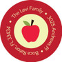 Sweet apples and honey label