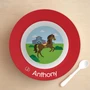 Cute Race Horse Kids Bowl