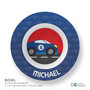 Super Fast Car Personalized Boys Bowl