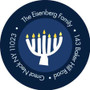 Mod white menorah blue label