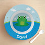 Cute Smiley Frog Kids Bowl
