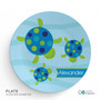 Swimming Blue Turtle Kids Bowl
