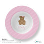 A Sweet Teddy Bear Custom Plate for Girls