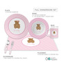 A Sweet Teddy Bear Custom Plate for Girls