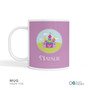 Pretty Heart Castle Custom Plate for Girls