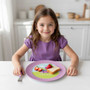 Pretty Heart Castle Custom Plate for Girls