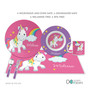 Rainbow Unicorn Custom Plate for Girls