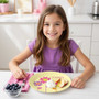 Three Spring Blooms Custom Plate for Girls